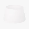Abatjour Drum em Algodão Branco D30cm
