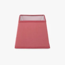 AbatJour Quadrado em Seda Vermelho