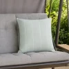 Almofada de Riscas Verde Água 45x45