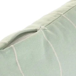 Almofada de Riscas Verde Água 45x45