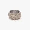 Anel de Guardanapo Missangas Silver