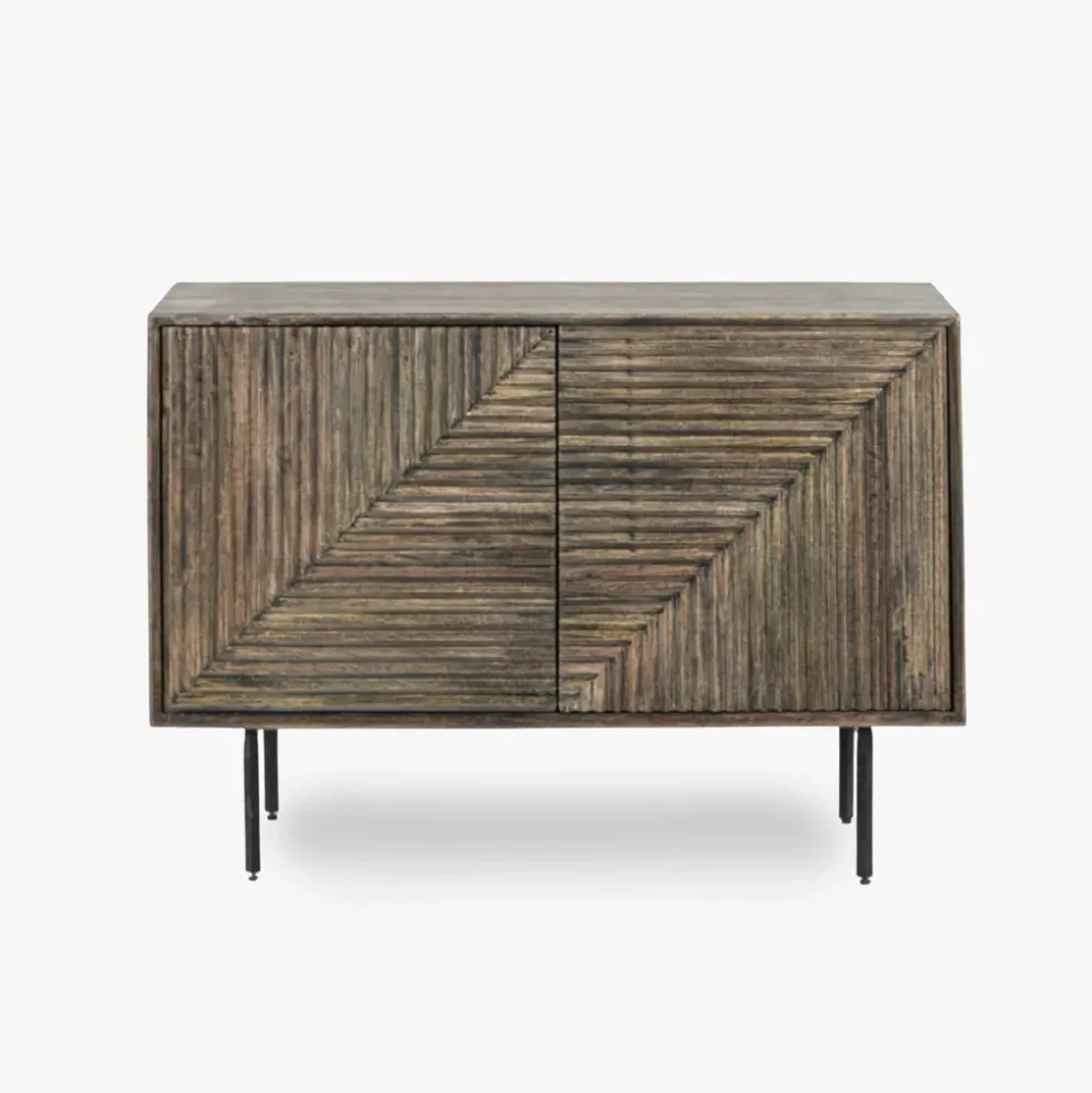 Aparador Geométrico Duas Portas 100x39,5x70 cm