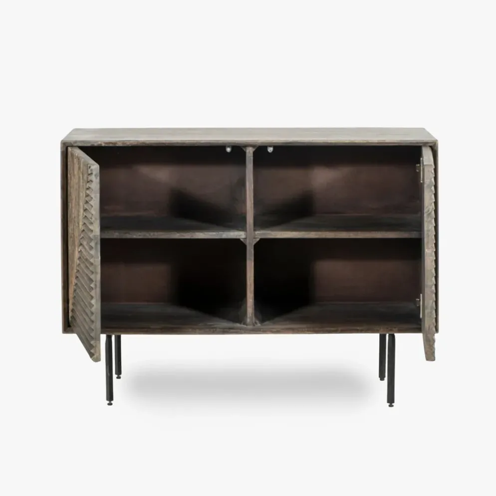 Aparador Geométrico Duas Portas 100x39,5x70 cm