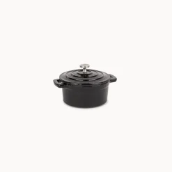 Caçarola Mini de ferro fundido Antracite D10 cm