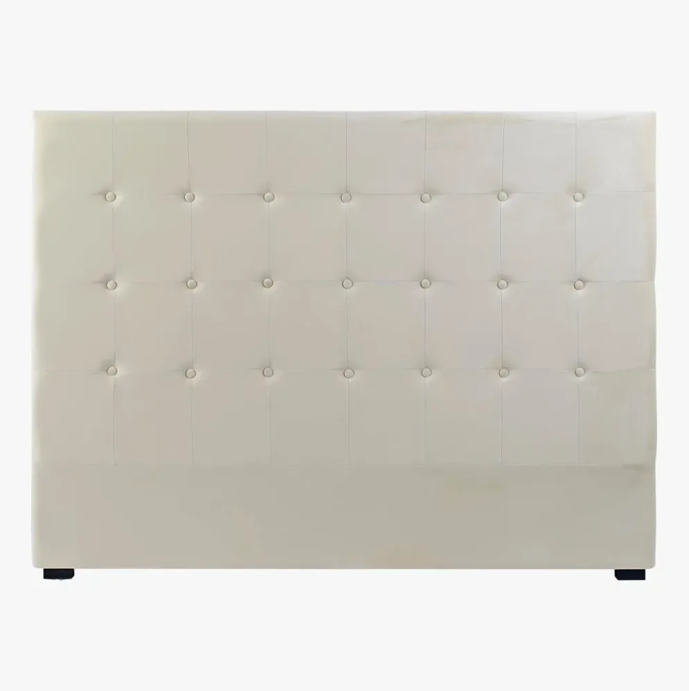 Cabeceira Cama Capitoné Creme 159 cm