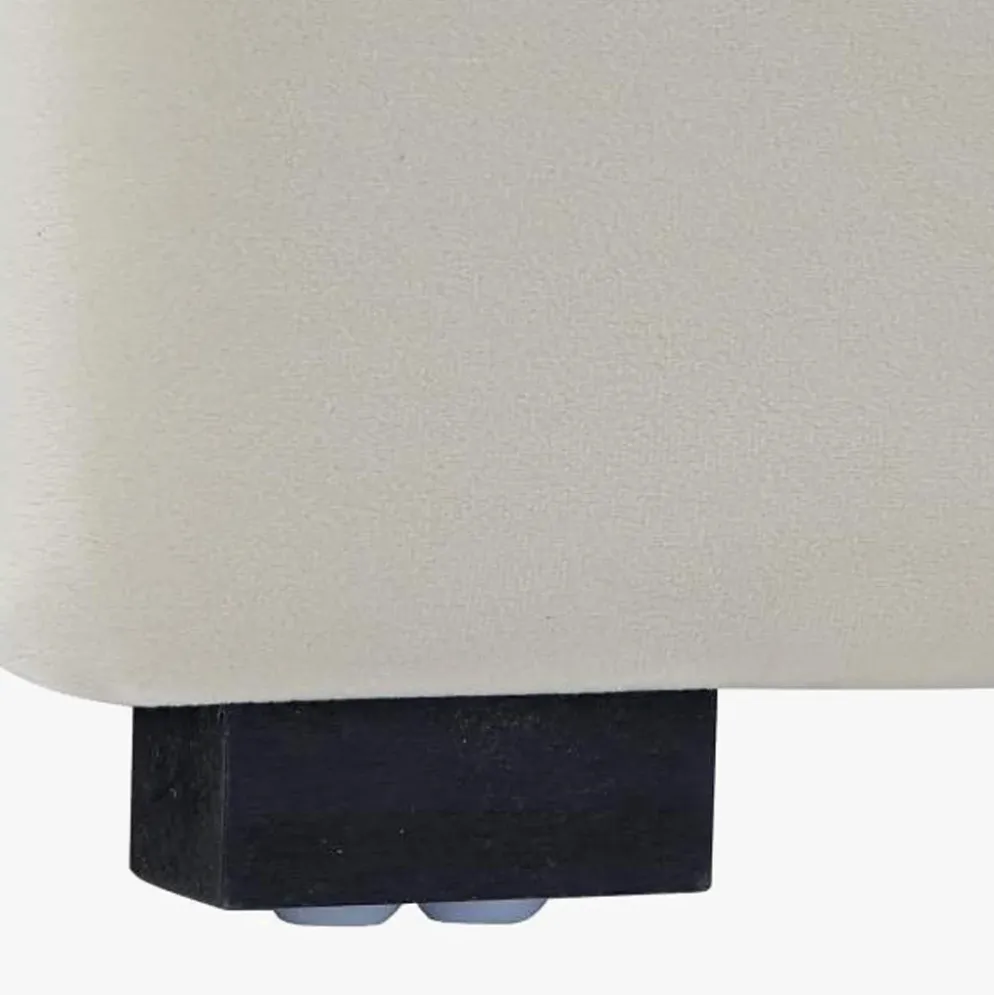 Cabeceira Cama Capitoné Creme 159 cm