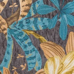 Cabeceira Cama Estofada com Padrão Floral 160 cm