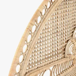 Cabeceira Cama Ornamentada Rattan 175 cm