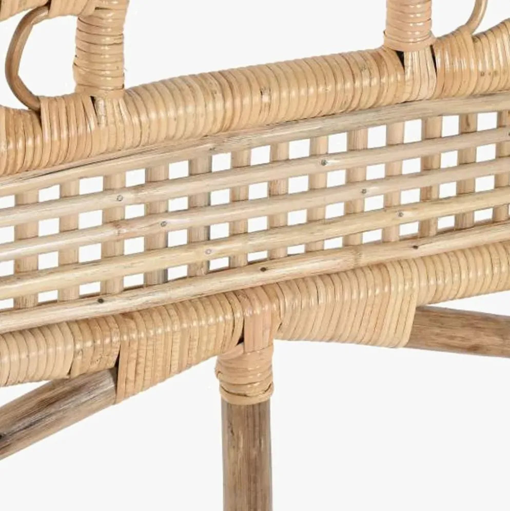 Cabeceira Cama Ornamentada Rattan 175 cm