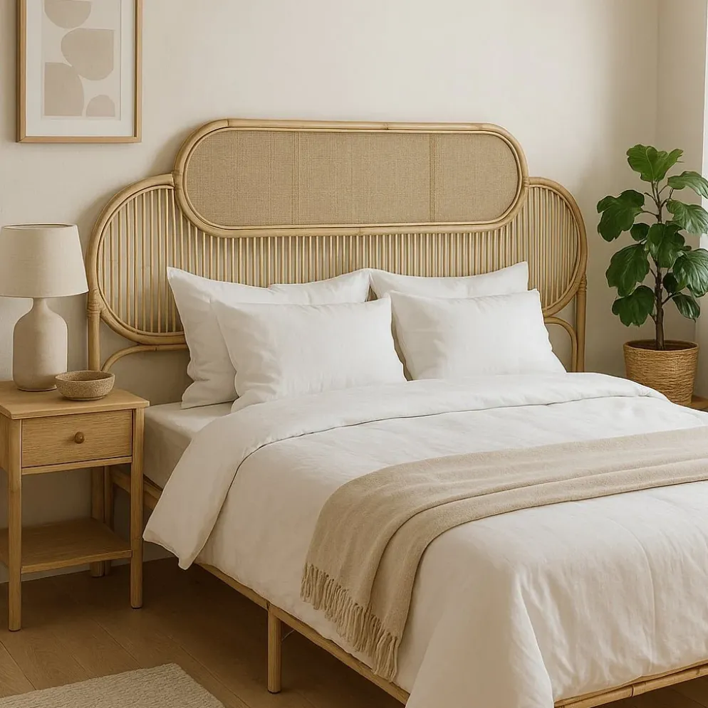 Cabeceira Cama Rattan 180 cm
