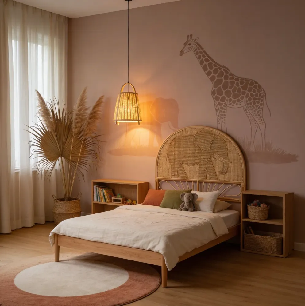 Cabeceira Cama Rattan Elefante 153 cm