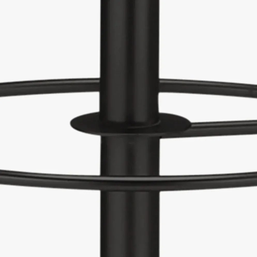 Cabide de Pé com Suporte Preto 185 cm