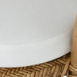 Cadeira de Bambu e Rattan Castanha