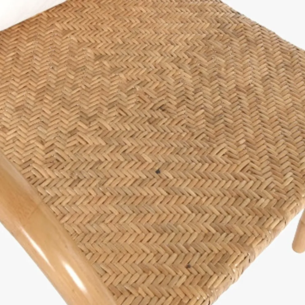 Cadeira de Bambu e Rattan Natural