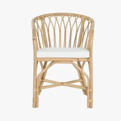 Cadeira de Rattan e Bambu