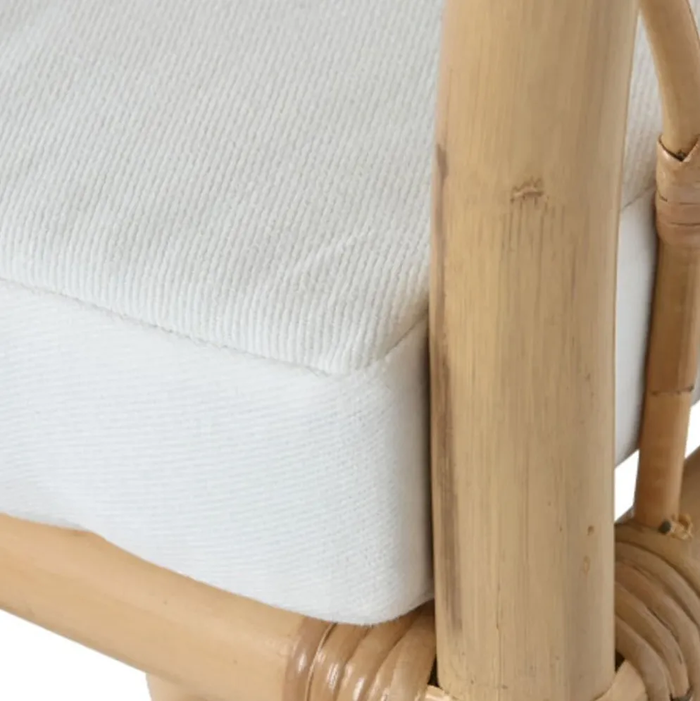 Cadeira de Rattan e Bambu
