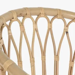 Cadeira de Rattan e Bambu