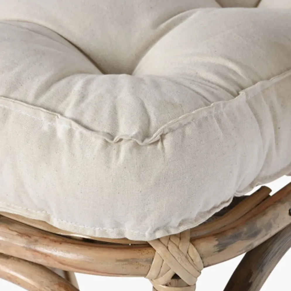 Cadeira de Rattan e Bambu