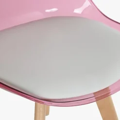 Cadeira Efeito Luminoso Rosa