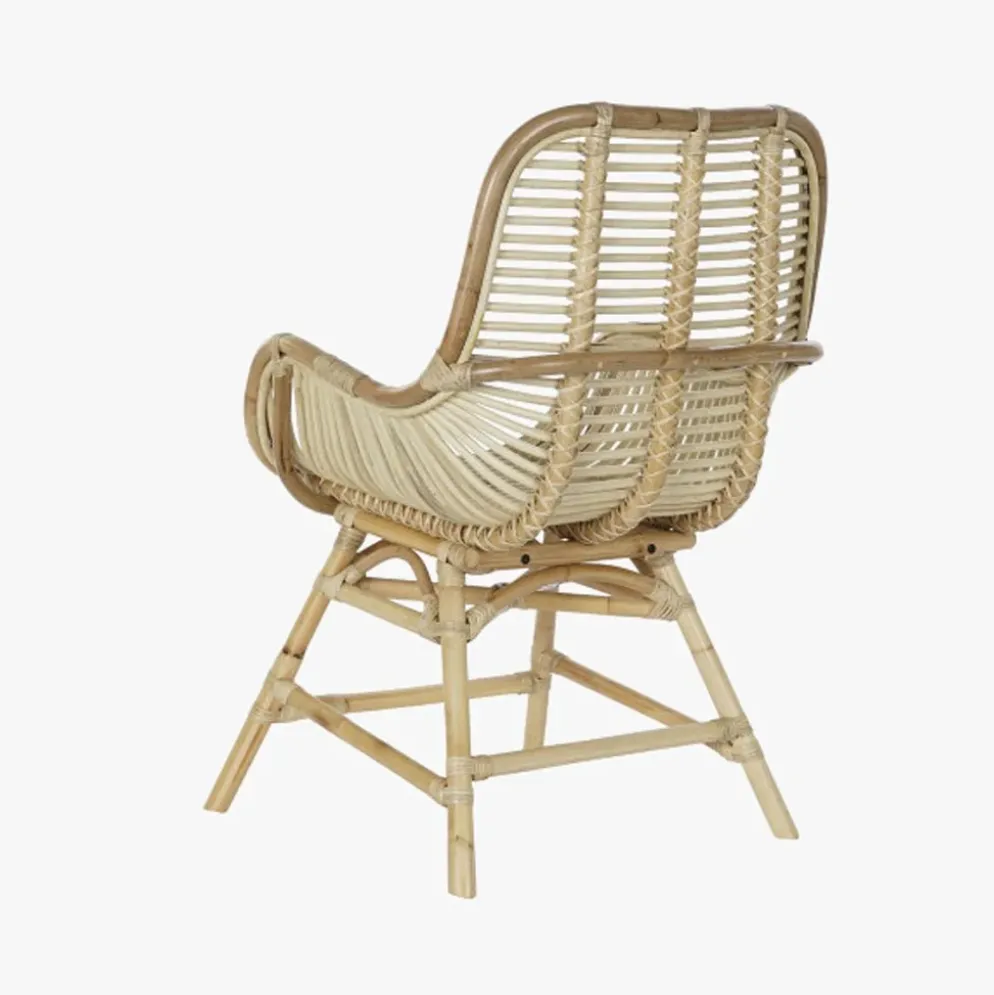 Cadeirao Alto de Rattan 62x62x92