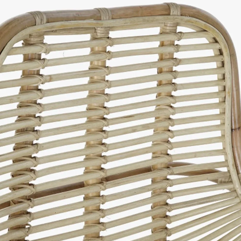 Cadeirao Alto de Rattan 62x62x92