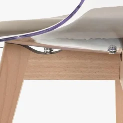 Cadeira Transparente Bege