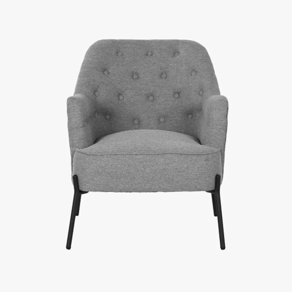 Cadeirão Capitoné Cinza 65x73x79,5