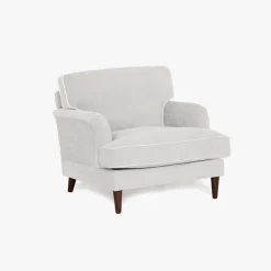 Cadeirão Com Perfis em Bege 93x94x86