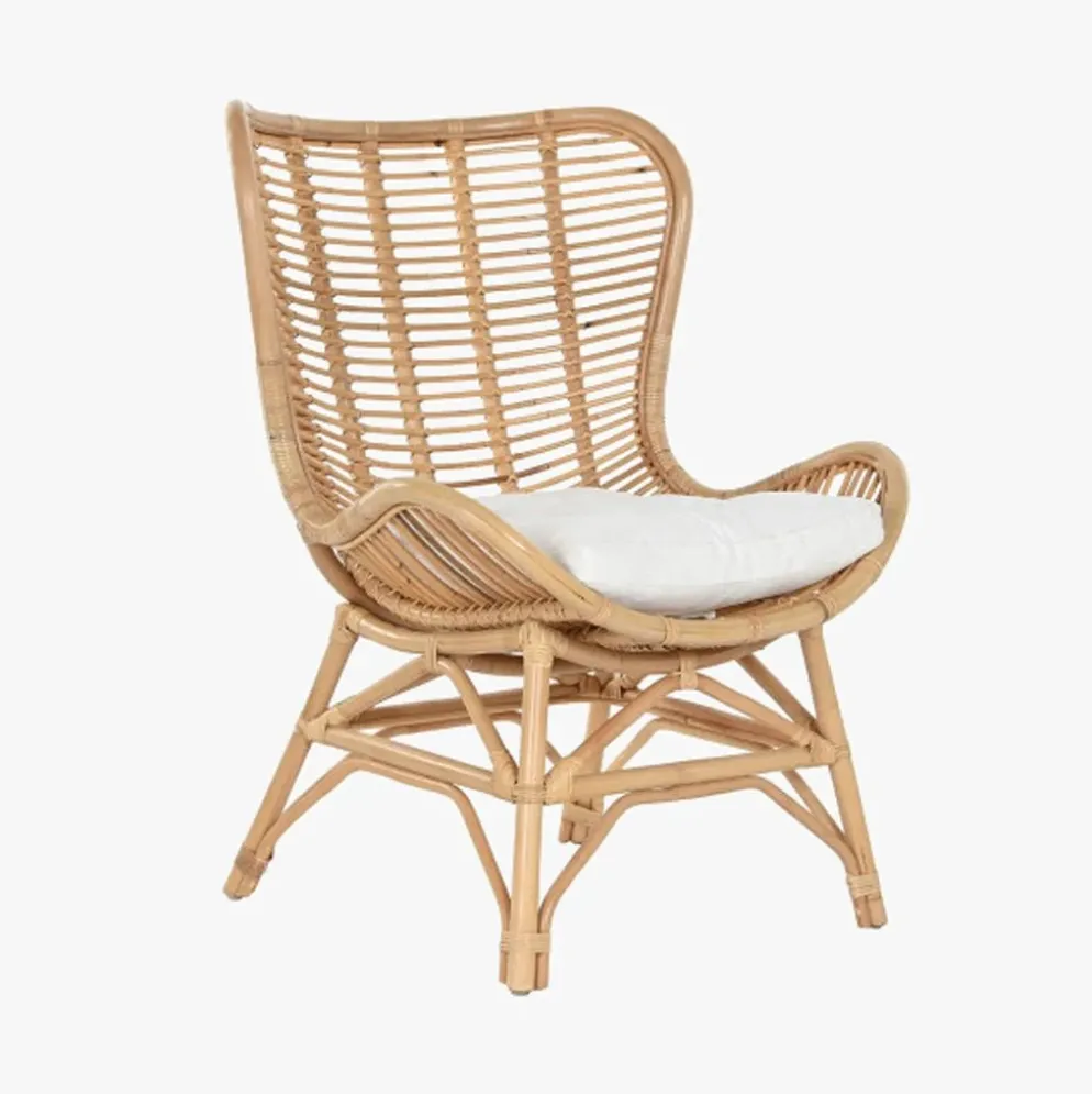Cadeirão de Rattan Bambu