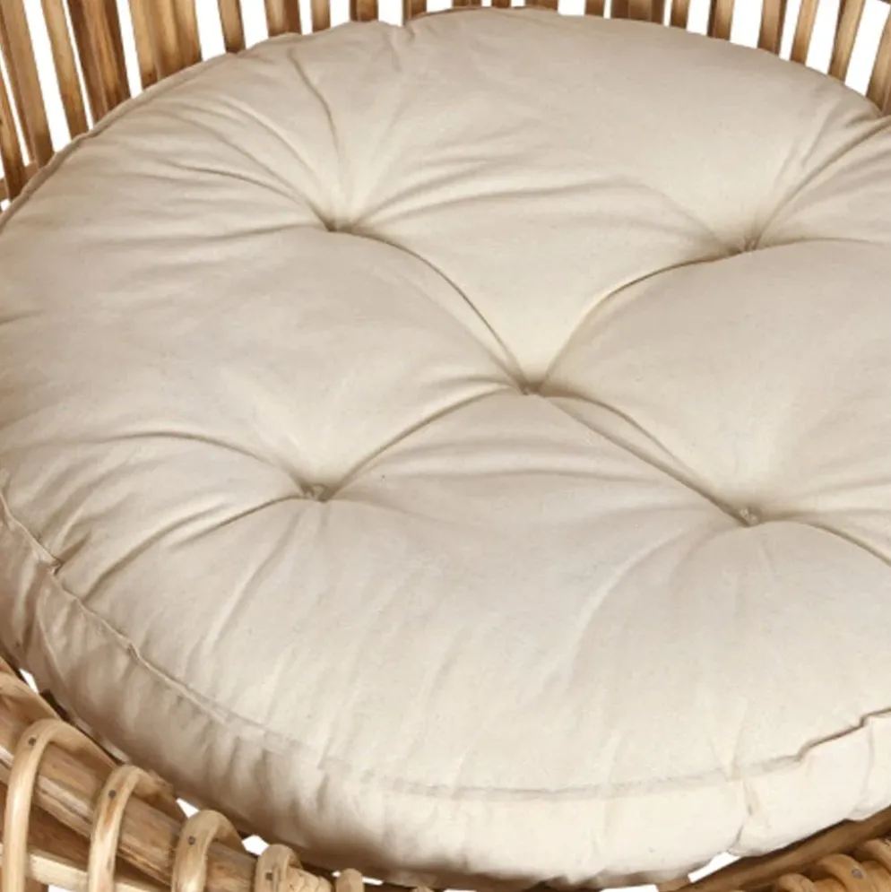 Cadeirão de Rattan e Bambu