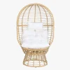 Cadeirão de Rattan Giratório