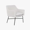 Cadeirão Pé Metal Bege 66x62x75