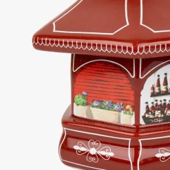 Caixa Decorativa Vermelha Quiosque de Ginjinha