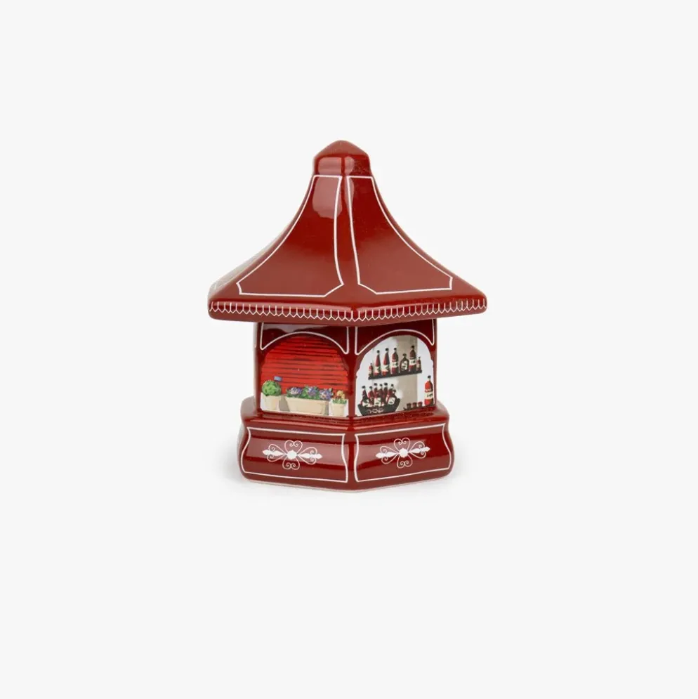 Caixa Decorativa Vermelha Quiosque de Ginjinha