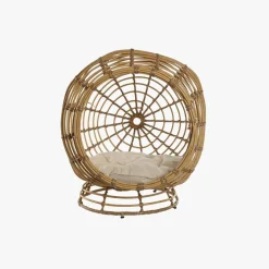 Cama de Animal Rattan Circular