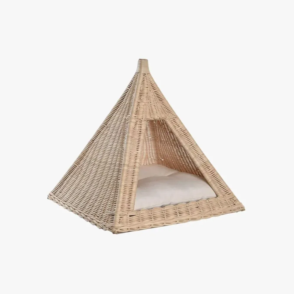 Cama de Animal RattanTriangular
