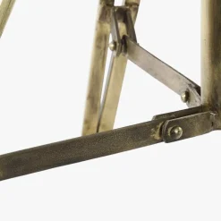Candeeiro de Chão Tripé Metal Dourado