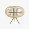 Candeeiro de Mesa Bambu e Tecido