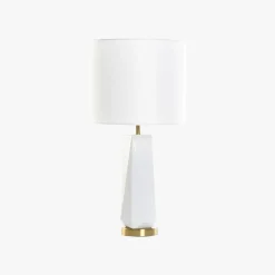 Candeeiro de Mesa Branco 62 cm