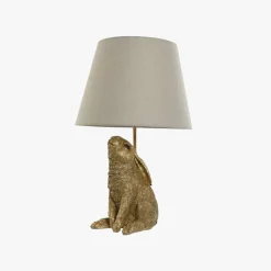 Candeeiro de Mesa Coelhos Dourados