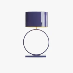 Candeeiro de Mesa Círculo Roxo