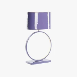 Candeeiro de Mesa Círculo Roxo