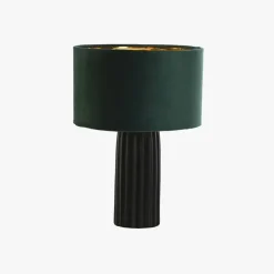 Candeeiro de Mesa Preto 37 cm