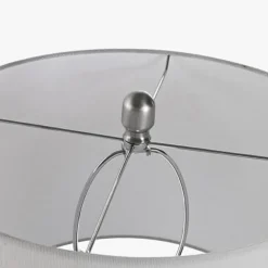 Candeeiro de Mesa Vidro Azul