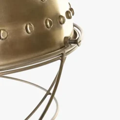 Candeeiro de Teto Bola de Rede Dourado