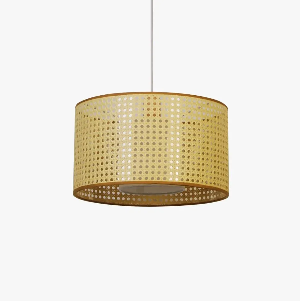 Candeeiro de Teto em Rattan Natural