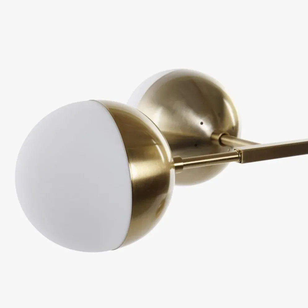 Candeeiro de Teto Esferas Dourado