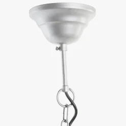 Candeeiro de Teto Ferro e Madeira 41cm