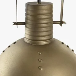 Candeeiro de Teto Metal Dourado