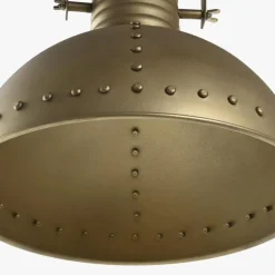 Candeeiro de Teto Metal Dourado
